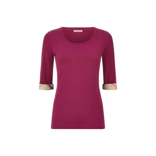 Burberry T Shirts Women's Pink