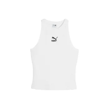 PUMA Tank Tops Women's White