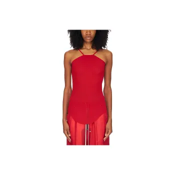 RICK OWENS/RO Tank Tops Women's Red