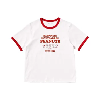 UNIQLO x PEANUTS T Shirt Women's White