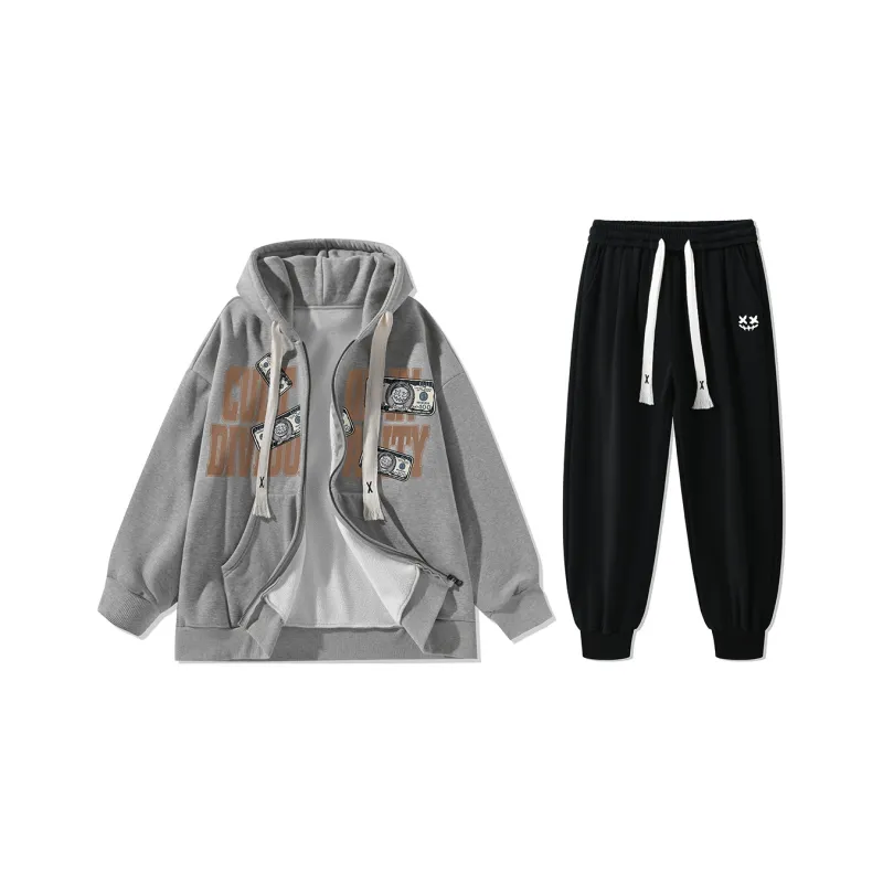 CULT OF INDIVIDUALITY Sweatshirt Set Unisex-4