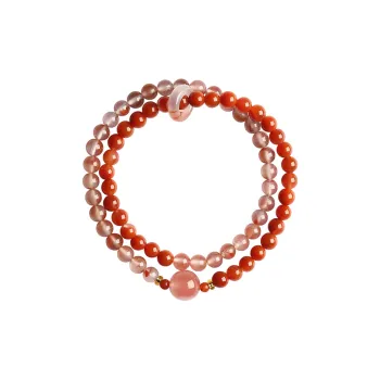 Phoenisess Southern Red Agate Bracelets Unisex