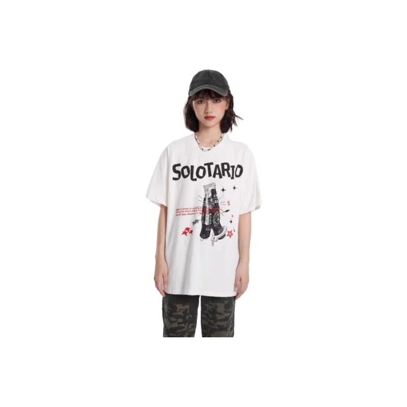SOLOTARIO T Shirts Unisex White-0