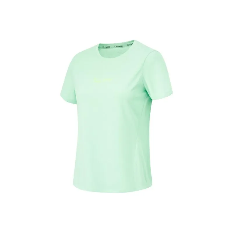 LiNing Running Collection T-Shirt Women's Cooling Green-0