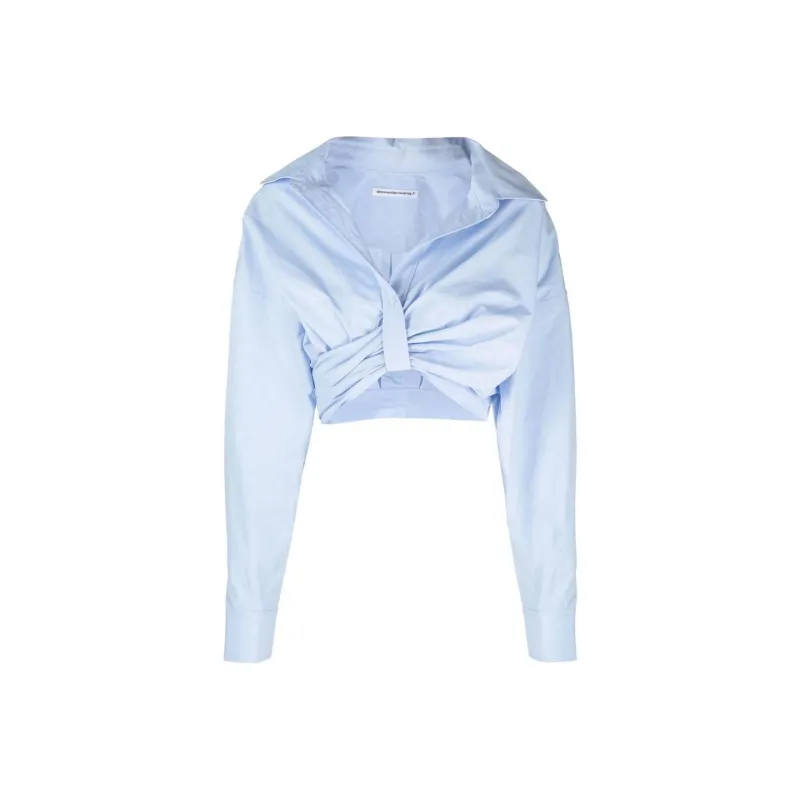 Alexander Wang Crop Tops Women's Blue-0