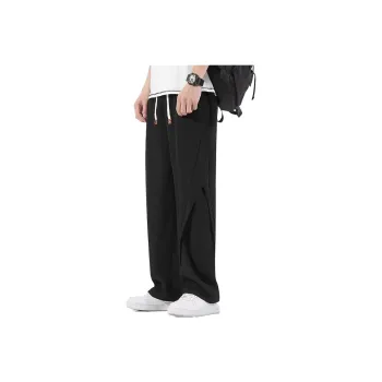 AMANDA BY Casual Pants Summer Unisex Black