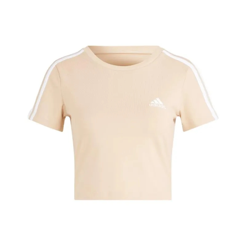 Adidas T Shirt Women's Beige Yellow-0