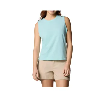 Columbia Sun Trek Tank Tops Women's Blue