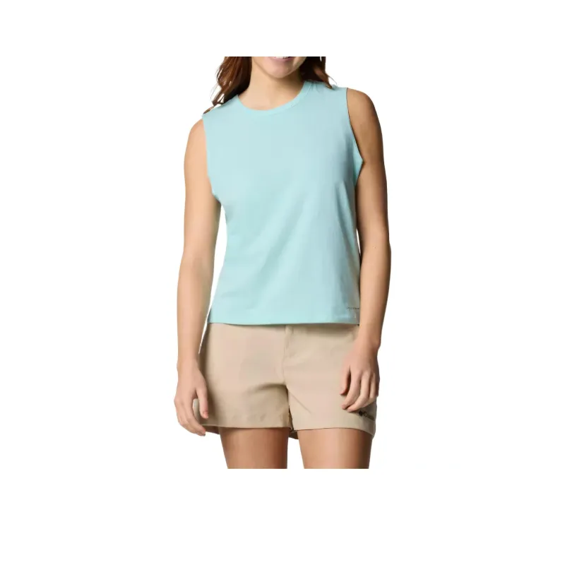 Columbia Sun Trek Tank Tops Women's Blue-0