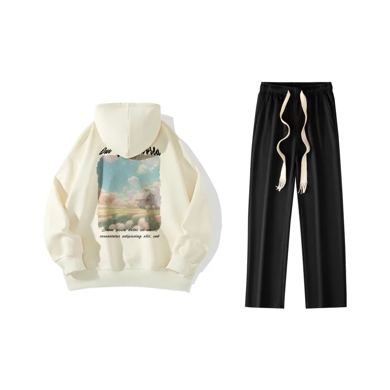 B.X Sweatshirt Sets Unisex-5
