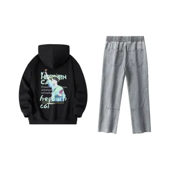Hepburn Cat Sweatshirt Sets Unisex