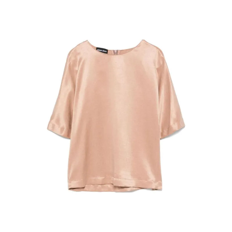 GIORGIO ARMANI Satin Blouse-0