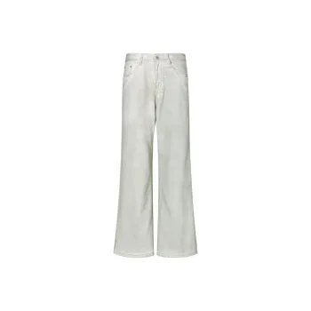 ORMY Casual Pants Unisex Distressed White