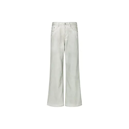 ORMY Casual Pants Unisex Distressed White