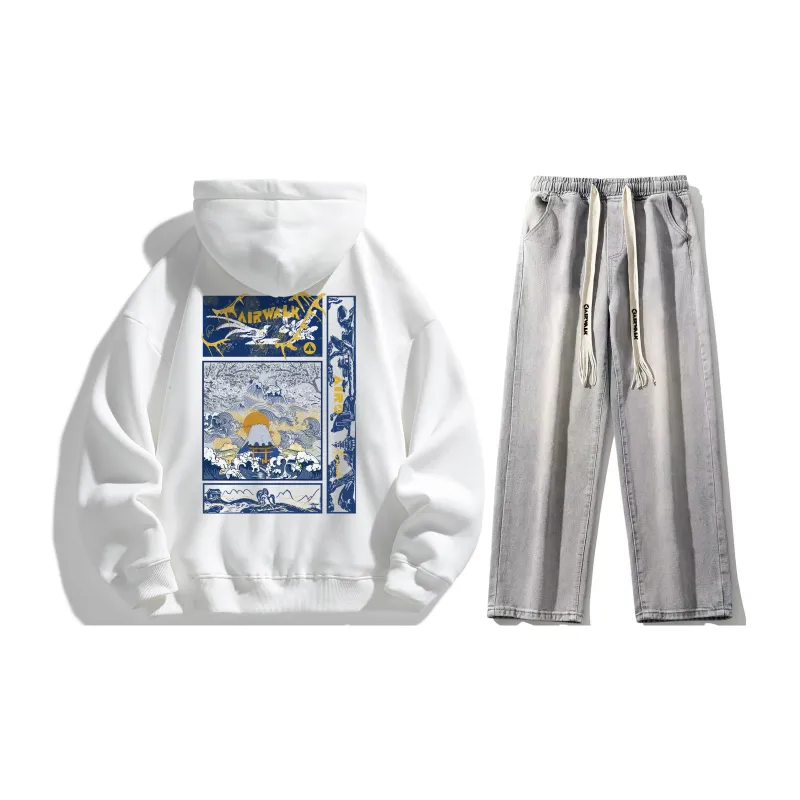 Airwalk Sweatshirt Sets Unisex-32