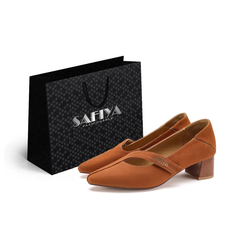 Safiya Chunky Heel High Heels 4.3cm Women's-6