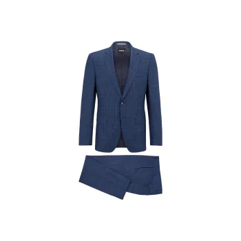 HUGO BOSS Business Suits Men Blue