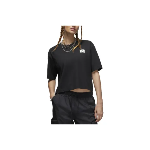 JORDAN Crop Tops Women's Black