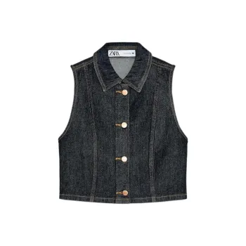 ZARA Tank Tops Women's Blue