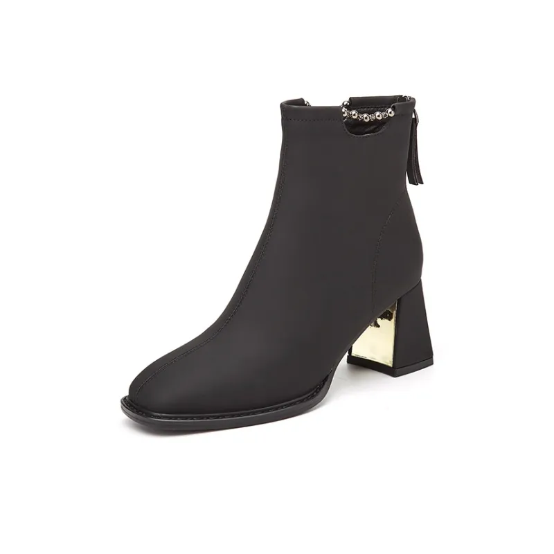 DAPHNE Ankle Boots Women's Black, Green-1