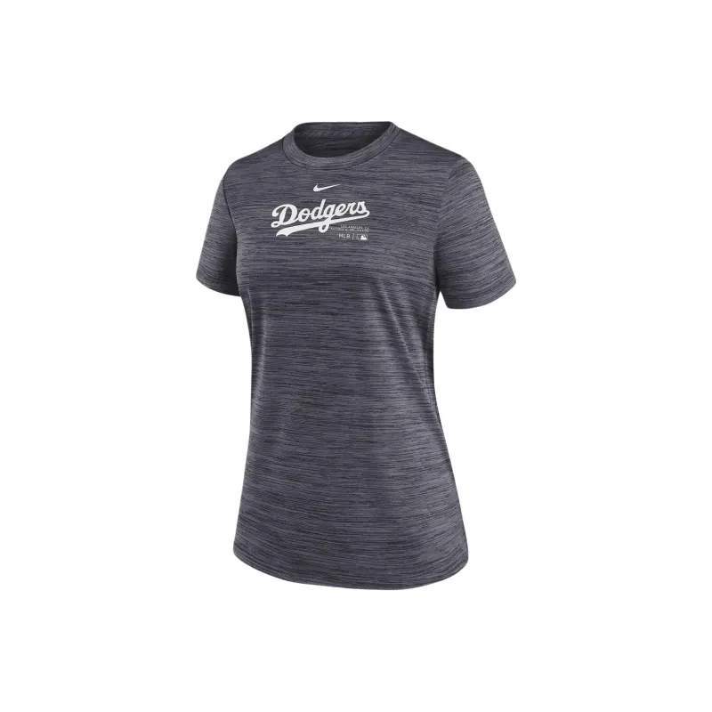 Nike Los Angeles Dodgers Authentic Collection Practice Velocity Women's Nike Dri FIT Mlb T Shirt-0