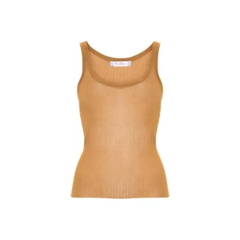MaxMara Sleeveless Ribbed Top
