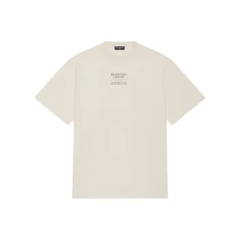 Balenciaga T Shirts Women's Beige