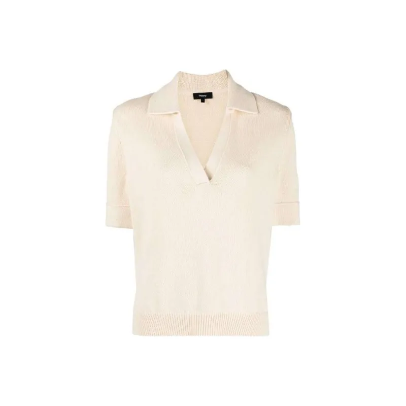 THEORY V neck Knitted Top-0