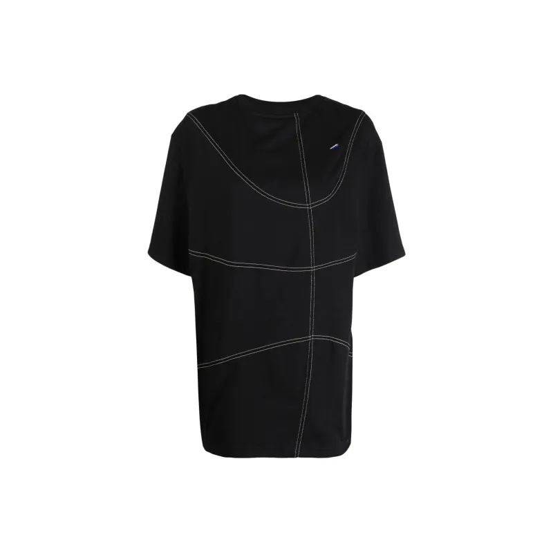 ADER ERROR Stitch-detail Cotton T-shirt-0