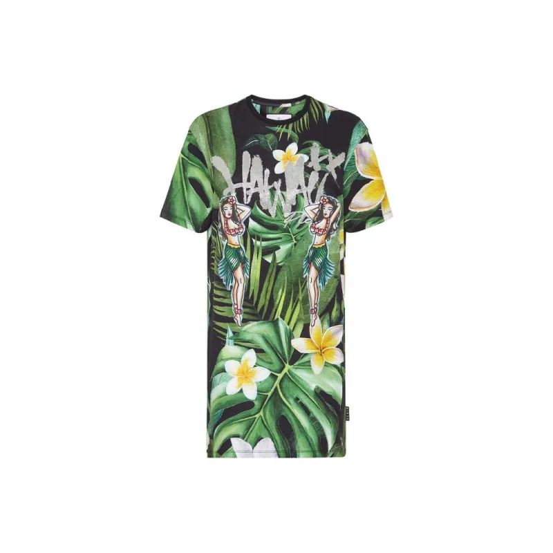 PHILIPP PLEIN Hawaii print T shirt-0