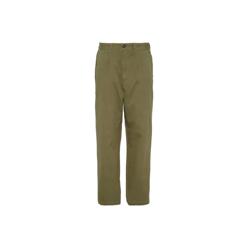 BARBOUR FW24 Casual Pants Men's Olive Green-0