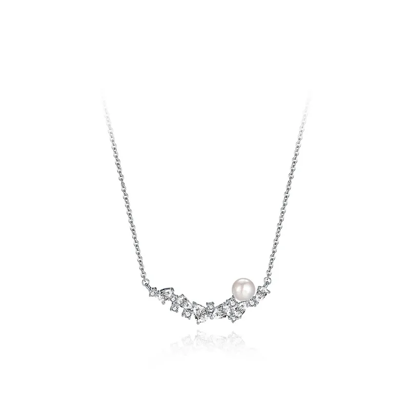 ZHENZHUAOMI Pearl Necklaces Women's-0