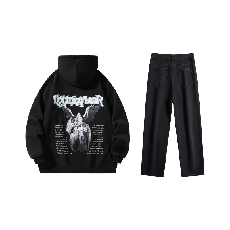 LIGHTNING BEAR Sweatshirt Sets Unisex-0