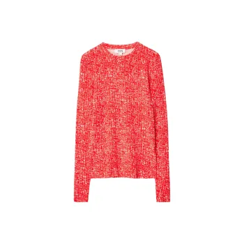COS T Shirts Women's Red/White