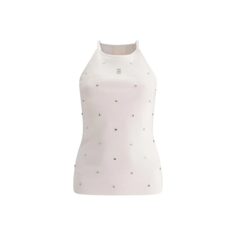 Givenchy 4G Plaque Embellished Tank Top-0