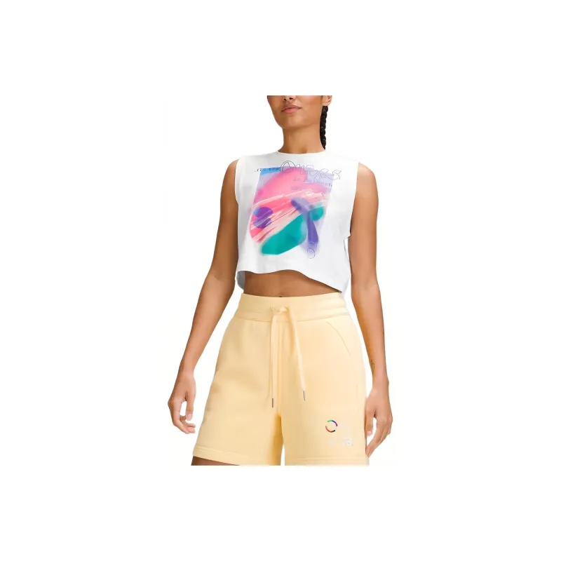 Lululemon All Yours Tank Tops Women's White-0