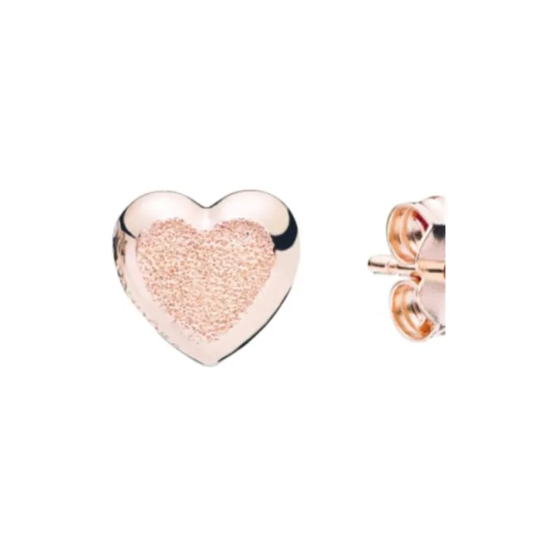 Pandora Stud Earrings Women's Rose Gold-2