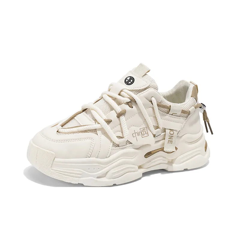 Yi Jiabao Abrasion Resistant Breathable Low Top Chunky Sneakers Men's-4