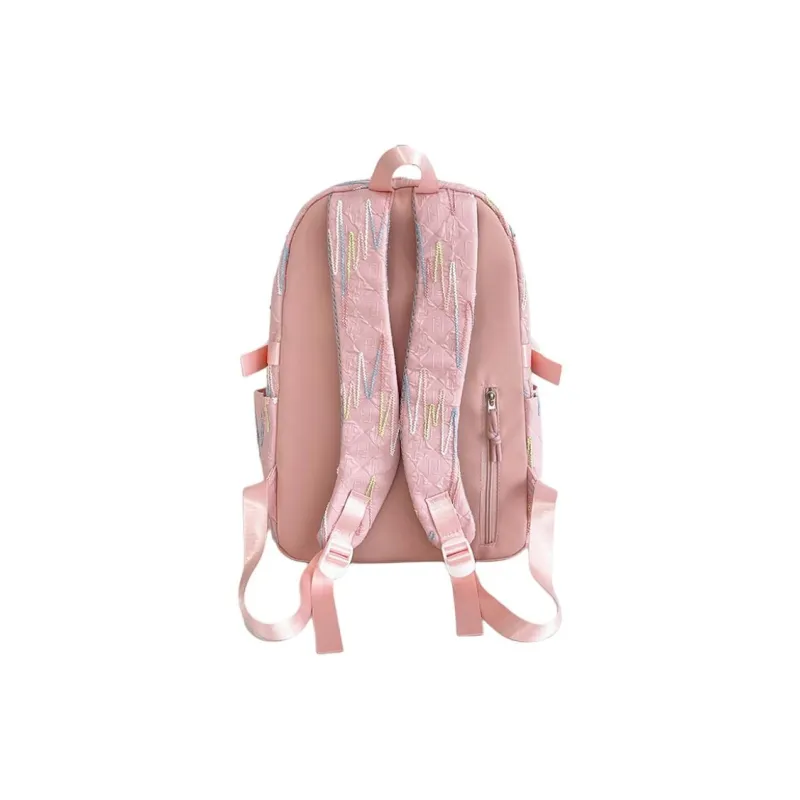 H YXIANG Nylon Backpack Large Size Unisex Multicolor-4