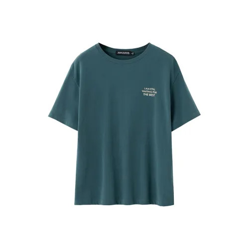 SOON FLOWER T Shirt Women's Seaweed Blue