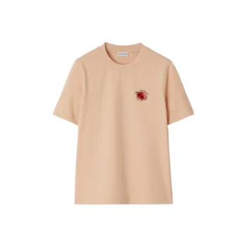 Burberry Logo Printed Crewneck T Shirt