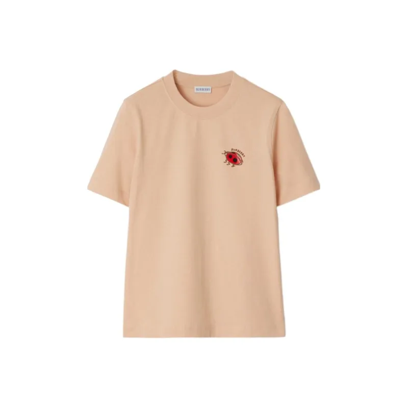 Burberry Logo Printed Crewneck T Shirt-0