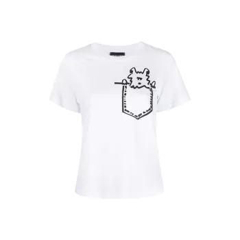 EMPORIO ARMANI T Shirts Women's White