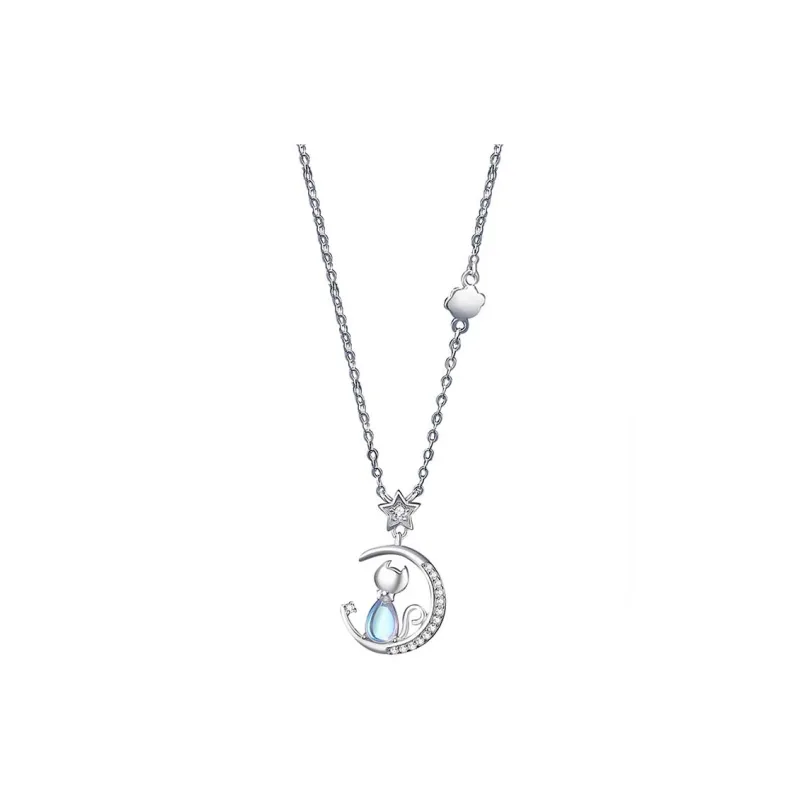 Xuanman S925 Silver Necklaces Women's-0