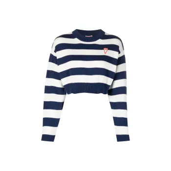 KENZO Nautical Stripes Short Jumper 'Midnight Blue'
