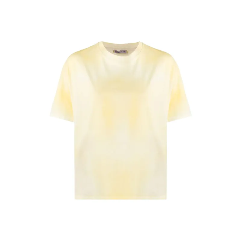 Moncler T Shirts Women's Yellow-0
