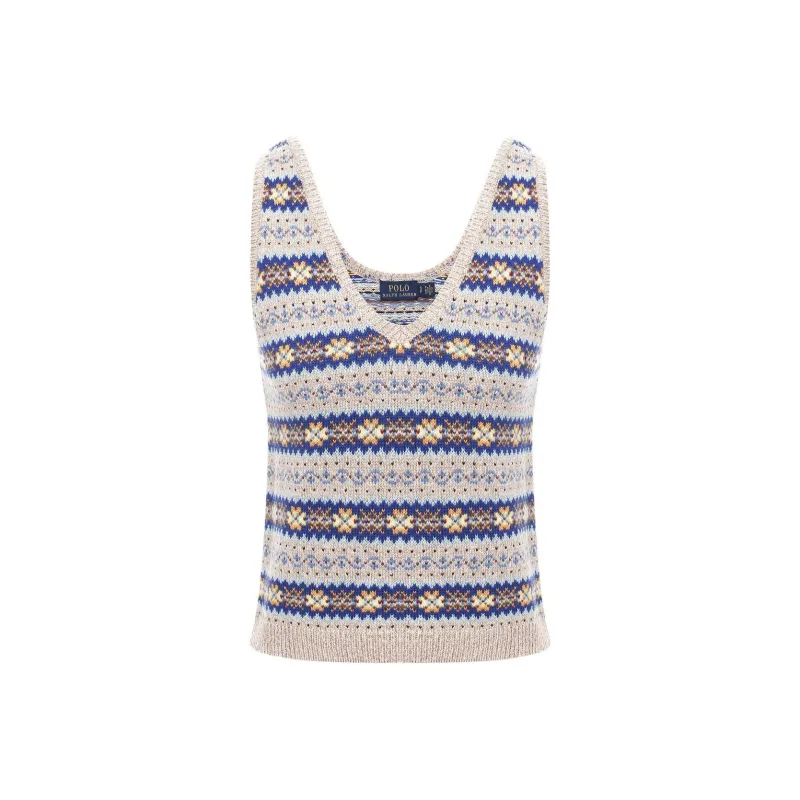 Polo Ralph Lauren Tank Tops Women's Beige-0