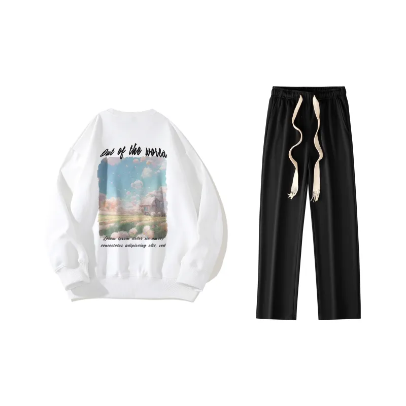 B.X Sweatshirt Sets Unisex-9