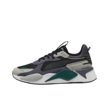 PUMA RS X Breathable Low Top Training Shoes Unisex Black Gray
