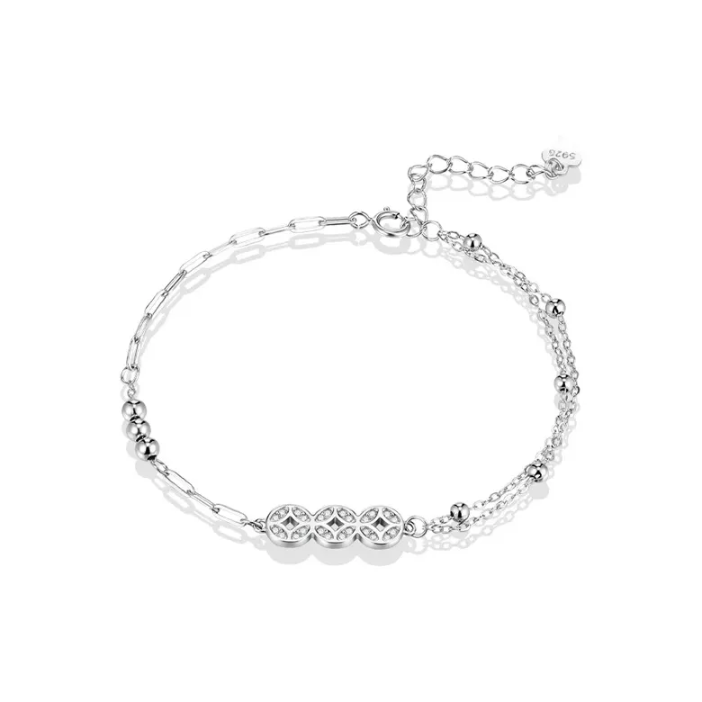 MISS TOOYA S999 Fine Silver Bracelets Women's-0